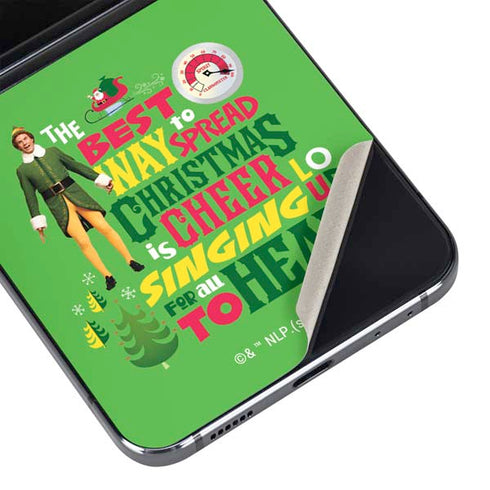 Elf Spread Christmas Cheer Galaxy Z Flip5 5G Skin
